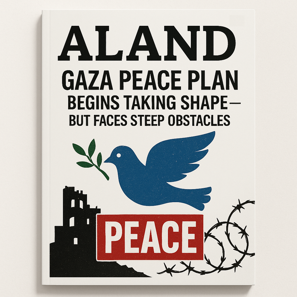 ALAND Magazine – Gaza Peace Plan Cover